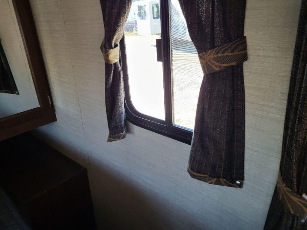 2016 Bullet window with curtains