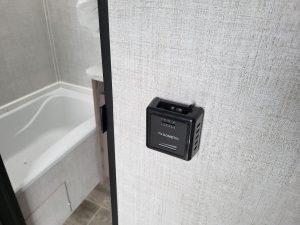 gulfstream ameri light bathroom and control on wall