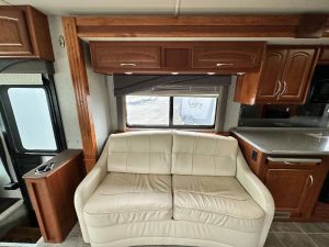 2 seater couch inside 2008 Fleetwood Pace Arrow