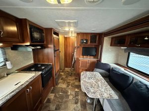Interior overview of 2015 Forest River Tracer